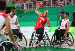 Gaz Choudhry competing at the Rio 2016 Paralympic Games
